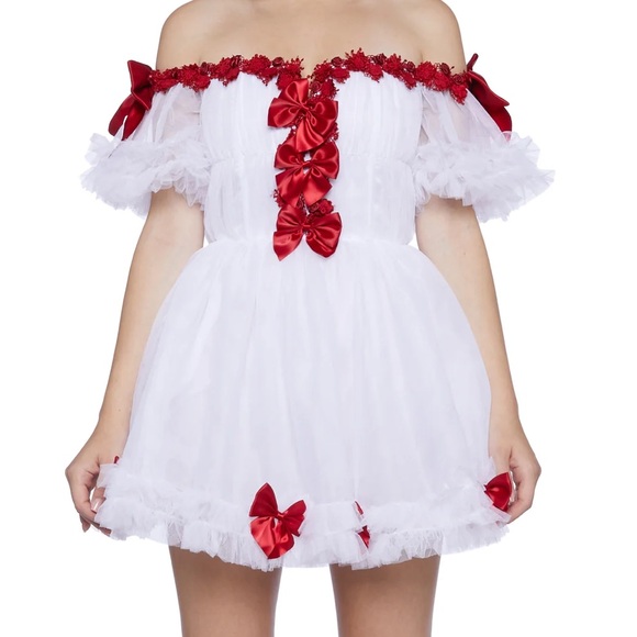 DollsKill WINTER ROSE MINI DRESS - Picture 5 of 6